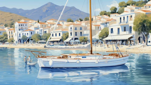 Captivating Town on Water: Nautical Realism in Art