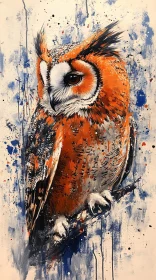 Colorful Owl Artwork