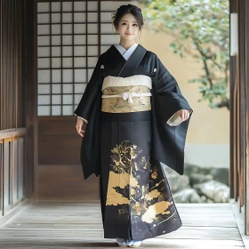 Japanese Beauty in Cultural Attire