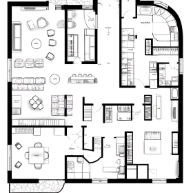 Architectural Blueprint of Home Interior