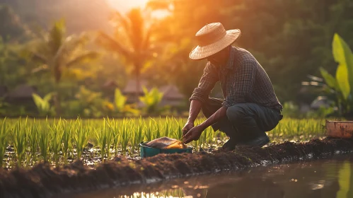 Golden Rice Field