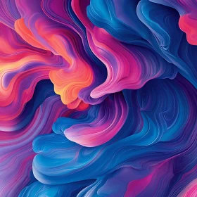 Fluid Abstract Painting