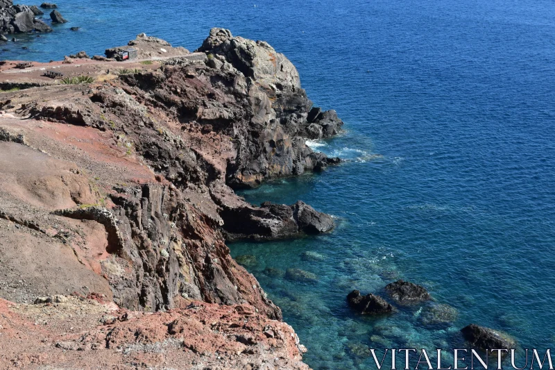 Majestic Madeira Coastal Landscape Free Stock Photo