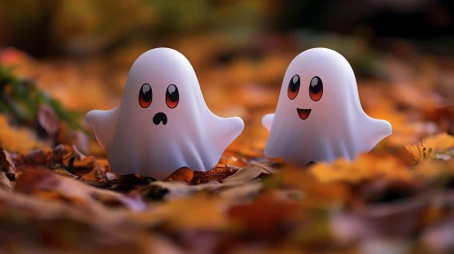 Friendly Ghosts among Fallen Leaves