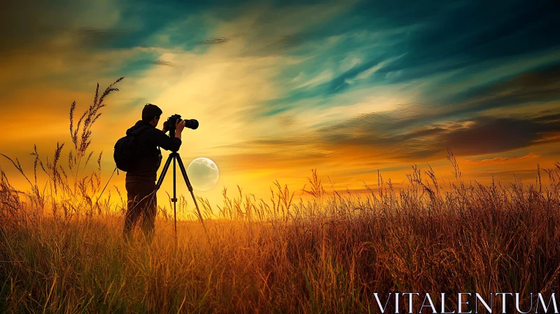 AI ART Golden Hour Photography in the Field