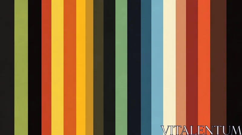 Vertical Colourful Stripes Abstract Pattern AI Image