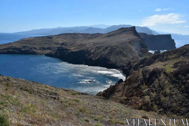 Madeira's Magnificent Cliffs Free Stock Photo