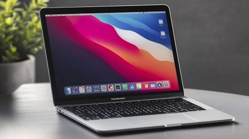Modern Laptop on Desk