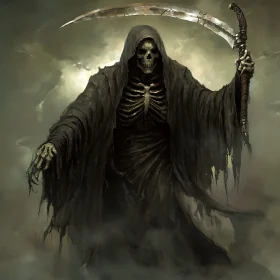 Cloaked Reaper with Scythe