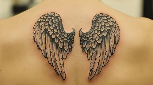 Feathered Wings Tattoo Art