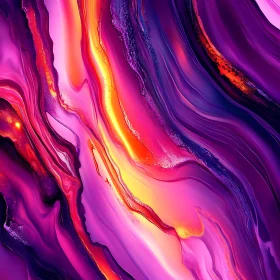 Colorful Swirling Abstract Composition