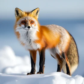 Winter Fox Portrait