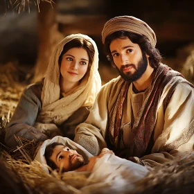 Madonna and Child with Saint Joseph