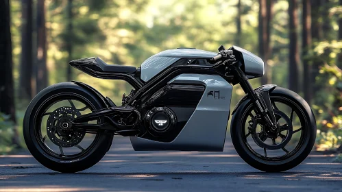 Sleek Electric Motorcycle Design