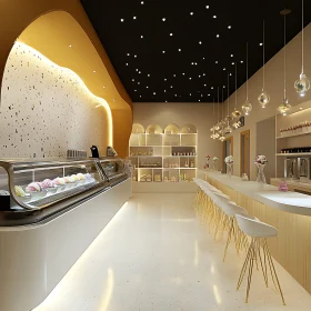 Modern Dessert Restaurant with Treats