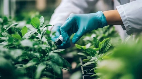 Examining Plant Growth in Laboratory