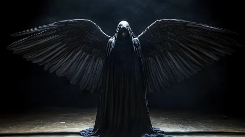 Dark Angel with Wings