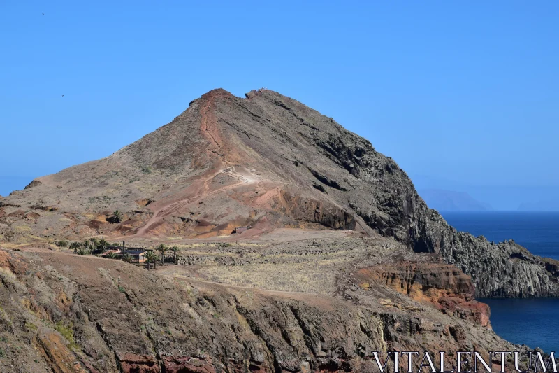 Stunning Madeira Terrain and Seascape Free Stock Photo