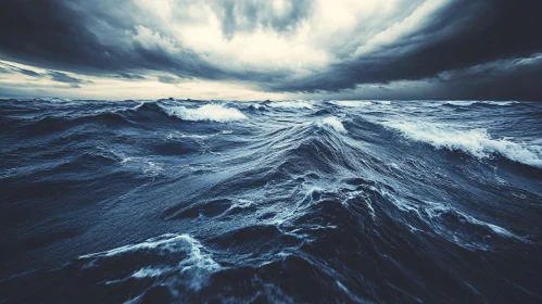 Stormy Seas in the Open Ocean