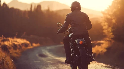 Golden Hour Motorcycle Adventure