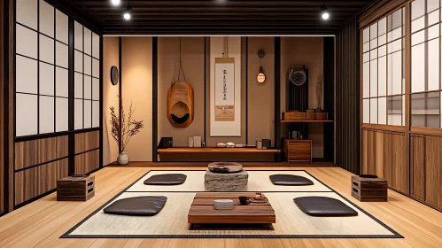 Tranquil Japanese Interior Design