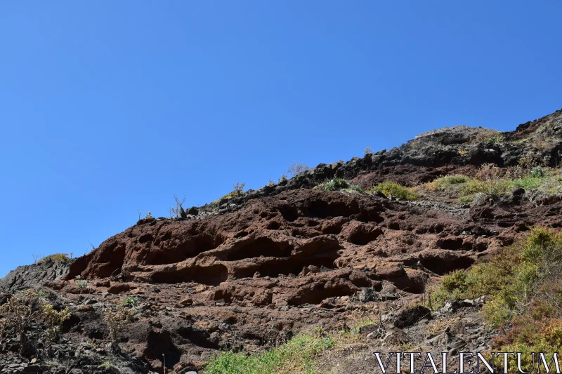 Eroded Rocky Landscape Free Stock Photo