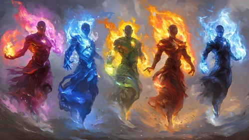 Five Elementals: A Symphony of Fire
