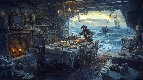 Seafaring Pirate's Grand Dinner