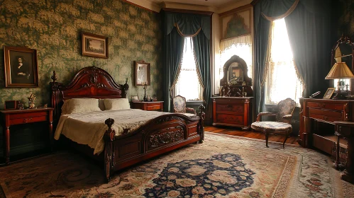 Ornate Bedroom Interior Design