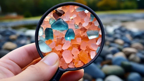 Colorful Rocks Magnified: A Study in Natural Aesthetics