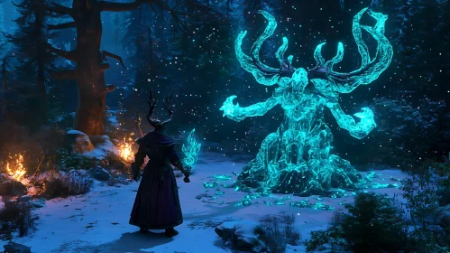 Frozen Guardian of the Woods