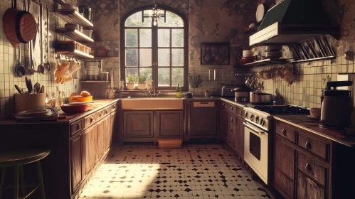 Vintage Kitchen Interior Design