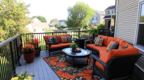 Comfortable Outdoor Seating Area