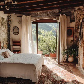 Sunlit Bedroom Interior