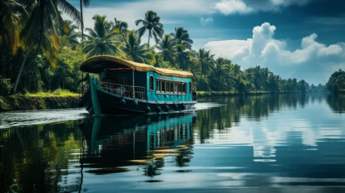 Enigmatic Tropics: Majestic Indian Houseboat Journey