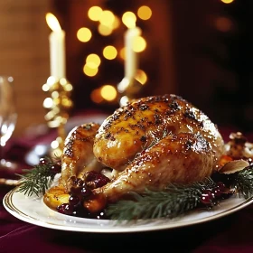 Holiday Feast: Roasted Turkey with Cranberries