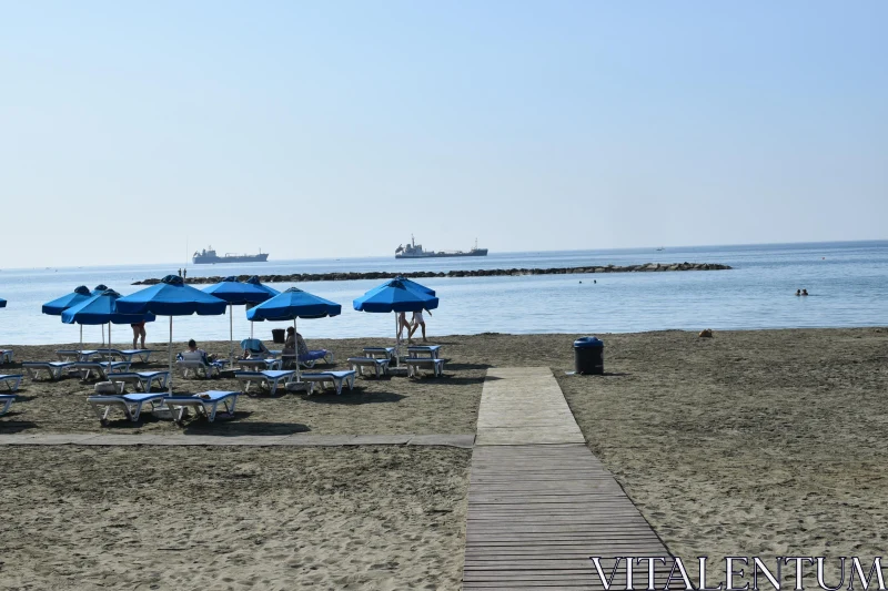 Limassol Seaside Serenity Free Stock Photo