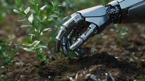 Future of Farming: Robot and Plants