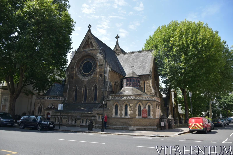 Gothic Church Architecture in London Free Stock Photo