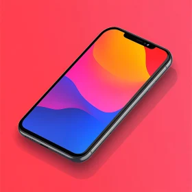 Gradient Screen on Modern Mobile Device