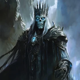 Spectral King with Crown and Armor