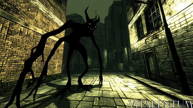 Alley Monster AI Image