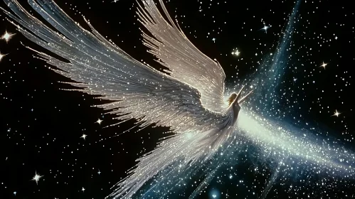 Angel in Starry Night
