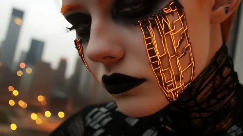 Enigmatic Futuristic Makeup