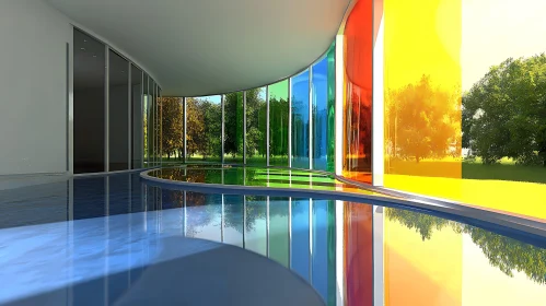 Modern Architecture Glass Reflection