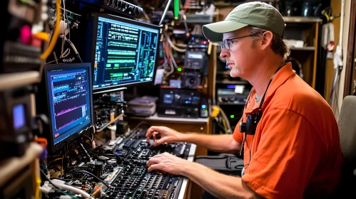 Technician At Work