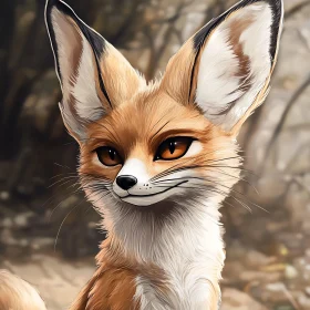 Enchanting Fox with Amber Eyes