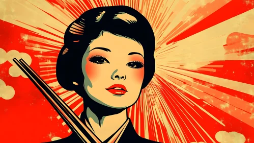 Modern Asian Beauty Art