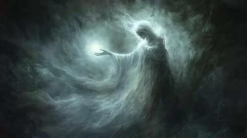 Ethereal Light Bringer Fantasy Artwork