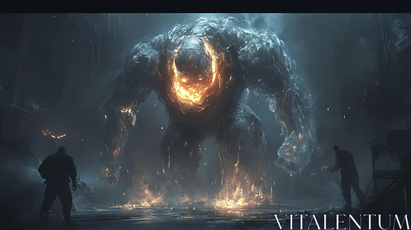 Colossal Creature of Fire and Stone